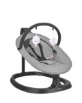 KikkaBoo Electric Relax pentru Bebeluși Leagăn Zazu cu Muzică și Vibrații Gri pentru Copil până la 9kg 31005010096 (31005010096) Sezlong balansoar bebelusi