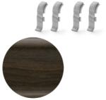 Naturel Csatlakozó szegélyléchez „íves Naturel wenge, PVC hossz 0, 5 cm, élmagasság 56 mm, NATNGTF24 (NGTF24)