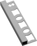 Profil-EU Lezáró profil "szögletes" világosszürke, PVC, hossz 250 cm, élmagasság 10 mm, LH102503 (H0101017)