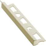 Profil-EU Élvéd belső sarok Profil-EU jázmin, PVC, hosszúság 250 cm, él magassága 9 mm, LV925020 (300920)