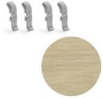 Naturel Csatlakozó szegélyléchez „íves Naturel egyedi tölgy, PVC hossz 0, 5 cm, élmagasság 56 mm, NATNGTFR1 (NGTFR1)