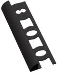 Profil-EU Lezáró profil "kerek", PVC, hossz 250 cm, élmagasság 12 mm, L122504 (101218)