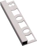Profil-EU Lezáró profil "szögletes" fehér, PVC, hossz 250 cm, élmagasság 8 mm, LH8250 (SH0100801)