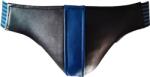 Rouge Leather Jocks with Stripe Black/Blue, S