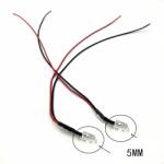  LED 12V 5mm violet cu fire 20 cm (LED-12V-5MM-PR)