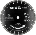 TOYA YT-60270 Gyémánt vágótárcsa járdalapokhoz és betonhoz vágógépre 350 x 25, 4 mm (YT-60270)