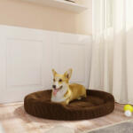 vidaXL 90x70x23 cm brown plush 171392