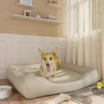 vidaXL 105x80x25 cm beige pleather 171251