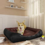 vidaXL 80x68x23 cm black/brown pleather 171241