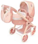 De Cuevas Toys Cărucior pliabil pentru păpuși 3 în 1 cu geantă Tulipe 2025 70 cm (MA6-80574)
