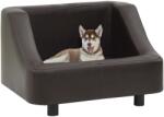 vidaXL Dog sofa 67x52x40 cm brown pleather 170944