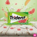 Trident Görögdinnyés Rágógumi, Cukormentes (14db) 31g