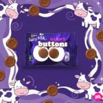 Cadbury Dairy Milk Giant Buttons - Óriás Tejcsokis Korongok 40 g