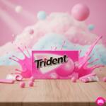 Trident Bubblegum Rágógumi, Cukormentes (14db) (diabetikus) 31g