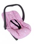 SeviBebe Husa scoica auto cu reductor Pink Stars SeviBebe