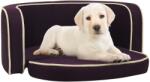 vidaXL Dog sofa 76x71x30 cm burgundy 171121