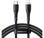 JOYROOM STARRY adatkábel (Type-C - lightning, 30W, PD gyorstöltő, 100cm, LED jelzés) FEKETE (JOYROOM_SA32-CL3_BLACK) (JOYROOM_SA32-CL3_BLACK)