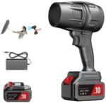 Arvada AeroFlux hordozható légfúvó, 40000 RPM, 2000kW, fekete, 2 lítium akkumulátorral (sId889)