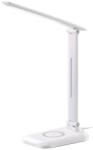 Immax 09107L - LUMI LED asztali lámpa, fényerőszabályozható, vezeték nélküli QI töltéssel, LED/7W/230V, fehér 09107L (IM1475)