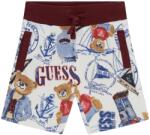 Guess Детски къси панталонки Guess - Мече с дънки и щампи, многоцветни, 18 м (20261-N6RD00-KA6R4-P7HZ-18M) - ozone