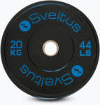 Sveltus Olimpiai bumper tárcsa Sveltus Training Olympic Disc 20 kg black Súlytárcsa