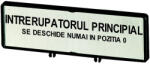Eaton felirati tábla /t0, t3, p1, zfs73-t0-205542 (205542)