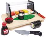 Hape Set de joaca Hape Sushi pentru copii accesorii bucatarie 6 rulouri joc de rol (HE3186) Bucatarie copii