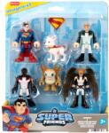 Imaginext Set 6 figurine, Imaginext, Superman Multipack Liga Dreptatii, JDL09 Figurina