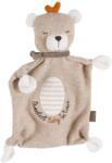 Fehn Schmusetuch Teddy Baby 052367 Bumbac Organic 28 cm Personalizabil (00052367)