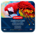 Derwent Creioane colorate profesionale Derwent cromaflow, 48 culori, cutie metal (DW2306013)