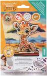 Craft Buddy Kit de broderie cu diamante Craft Buddy - Crystal Art Buddies: Girafă, 7 piese (CBCAFGR-31GEN039)