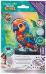 Craft Buddy Kit de broderie cu diamante Craft Buddy - Crystal Art Buddies: Papagal, 7 piese (CBCAFGR-31GEN043)