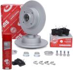  FÉKBETÉTEK + TÁRCSÁK csapággyal hátul 200851140