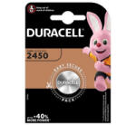 Duracell gombelem (CR2450, 3V, lítium) 1db / csomag (BATDUR0715) (BATDUR0715) - aqua