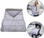 Kidizi Husa protectie de iarna pentru carucior si marsupiu Kidizi All Grey, model universal transformabil (5949551919117)