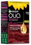 Garnier Vopsea Permanenta fara Amoniac, 6.60 Rosu Intens, Garnier Olia, 112 ml