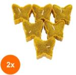 Z-TOOLS Set 2 x 25 Lumanari Decorative, Forma Fluture, Galben (LIZ-2xZLN-ZTS8031)