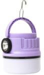 Z-TOOLS Lanterna Camping, Incarcare Solara si USB, Portabila, Mov (ZLN-ZTS9001)