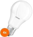 OSRAM Set 4 x Bec Osram Led Globe E27, 10W / 75W, 1055 lm, 15000 Ore, 6500K, Lumina Rece (ROC-4xMAG1016568TS)
