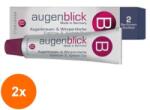 BERRYWELL Set 2 x Vopsea de Gene si Sprancene Berrywell Nr 2 Blue Black, Negru Albastrui, 15 ml