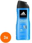 Adidas Set 3 x Gel de Dus, Fresh Endurance, Adidas, Barbati, 400 ml