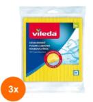 Vileda Set 3 x 3 Lavete Umede Vileda (ROC-3xMAG1014250TS)