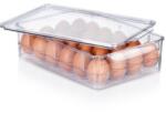 Vilde Cutie pentru 24 Oua, Plastic, 32 x 21 x 8 cm, Transparent, Vilde (MRK-259634)