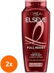 Elseve Set 2 x Sampon Fortifiant L'Oreal Elseve Full Resist, pentru Par Fragil cu Tendinta de Cadere, 400 ml
