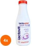 Lactovit Set 4 x Gel de dus Lactovit Lactourea, Colagen Firming, 600 ml