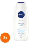Nivea Set 2 x Gel de Dus Nivea Creme Soft, 500 ml