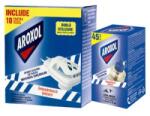 Aroxol Pachet Aroxol Impotriva Tantarilor Aparat Electric Dubla Utilizare cu 10 Pastile si Rezerva Lichida, 45 ml (AROXOL3)