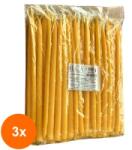 LCA Set 3 x Lumanari Menaj cu Varf Portocaliu, Conice, 1000 g (GIL-3xLCA-LCA-KV-1-G)