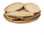 Z-tools Farfurii din Lemn si Platou Rotund pentru Servire, 6 Bucati (ZLN-EXT6082)