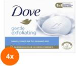 Dove Set 4 x Sapun Crema Dove Gentle Exfoliating, 90 g